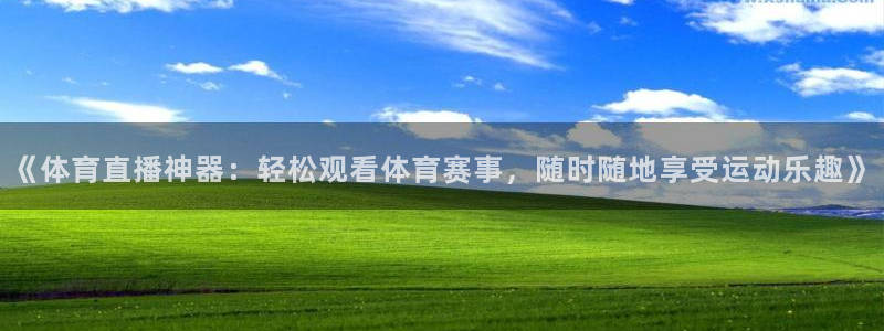 《体育直播神器：轻松观看体育赛事，随时随地享受运动乐趣》