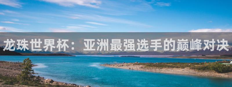 龙珠世界杯：亚洲最强选手的巅峰对决